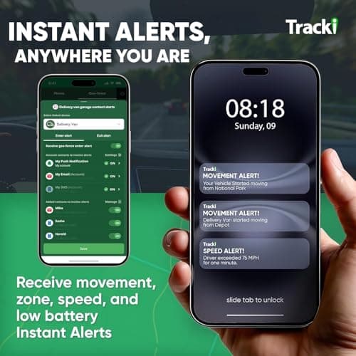 Tracki Pro GPS Tracker for Vehicles, USA made tech. Up to 7 Months Batt. Waterproof Magnetic 4G LTE Long Battery Life 2-7 Month, Unlimited Distance, Subscription Required, Multi Alerts, Hidden Tracker 2