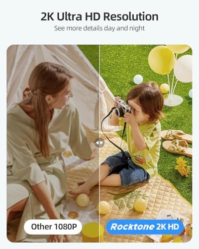 2K Security Cameras Wireless Outdoor, 2 Pack Battery Powered WiFi Cameras for Home Security with AI Motion Detection, Spotlight Color Night Vision, 2-Way Talk, Siren Alarm, IP65, Cloud/SD Storage 2