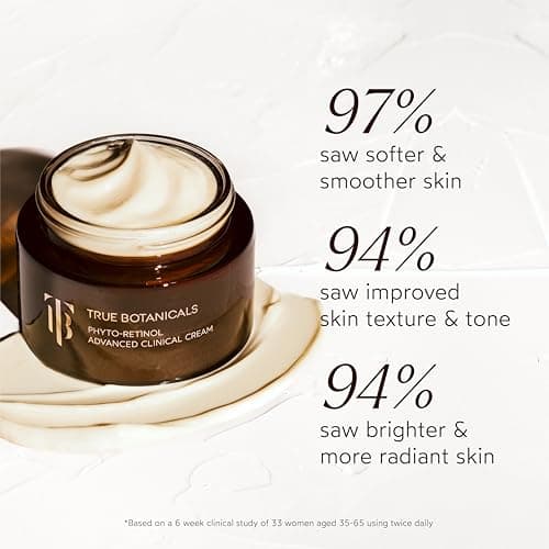 True Botanicals Phyto Retinol Advanced Clinical Cream | Anti-Aging Serum | Retinol Alternative | Targets & Reduces Fine Lines & Wrinkles | Dermatologist Tested, All Natural, Vegan | 1.7 fl oz | 50 ml 4