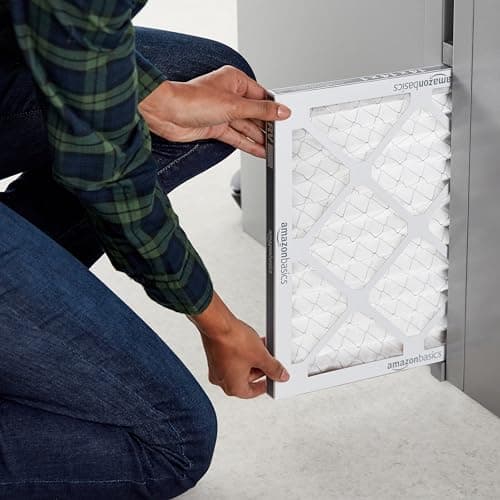 Amazon Basics 14x14x1 Air Filter 6 Pack, MERV 8 AC Furnace Filters (Actual Size: 13.75" x 13.75" x 0.75") 5