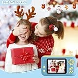 Makolle Camera for Kids, Toddler Volging Cameras Age 3-8 Christmas Birthday Gifts for Boys and Girls 3-12 Year Old Boys Digital Camcorder for Video Portable Kids Selfie Camera with 32GB SD Card Blue 5