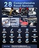 MUCAR CS90 OBD2 Scanner Diagnostic Tool with 28+ Reset Services, Oil/EPB/SAS/BMS/Injector, ABS Bleeding, Throttle Relearn, ABS SRS Engine Transmission Code Reader, FCA AutoAuth, Lifetime Free Update 4