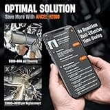 ANCEL HD100 Heavy Duty Truck Scanner with DPF Regen for Cummins & CAT Engines, Bluetooth Diesel Diagnostic Tool with All-System Scan, HDOBD & OBD2 Code Reader for Semi Trucks, Lifetime Free Updates 3