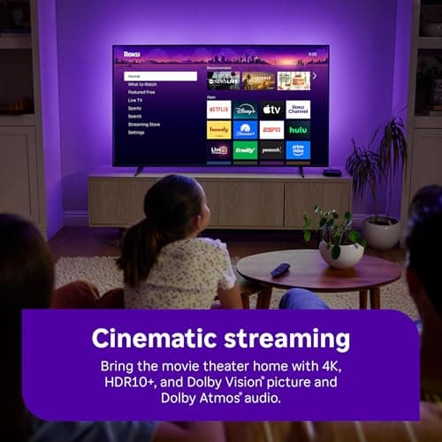 Roku Ultra - Ultimate Streaming Player - 4K Streaming Device for TV with HDR10+, Dolby Vision & Atmos - Bluetooth & Wi-Fi 6- Rechargeable Voice Remote Pro with Backlit Buttons - Free & Live TV 3