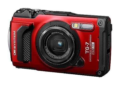 OM System OLYMPUS Tough TG-7 Red Underwater Camera, Waterproof, Freeze Proof, High Resolution Bright, 4K Video 44x Macro Shooting (Successor Olympus TG-6) 3