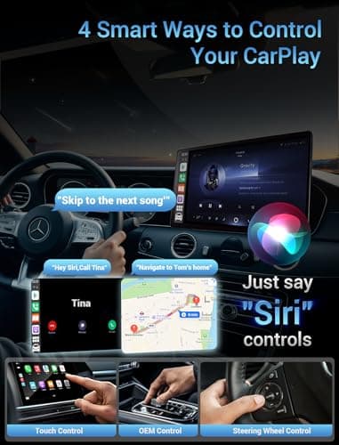 Wireless CarPlay Adapter - Converts Wired to Wireless CarPlay in 5 Seconds, Plug & Play, A7 Dual-Core Chip, Zero Latency, Stable Connection, Compatible with Apple iPhone iOS 10+ & Vehicles 2015+ 3