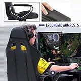 BestOffice High-Back Gaming Chair PC Office Chair Computer Racing Chair PU Desk Task Chair Ergonomic Executive Swivel Rolling Chair with Lumbar Support for Back Pain Women, Men,White 4