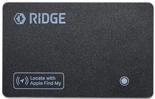 Ridge Wallet Tracker Card - Tile Slim Tracking Card Compatile with Apple Find My, Item Locator for Luggage Tags, Passports, Phone, IP68 Waterproof