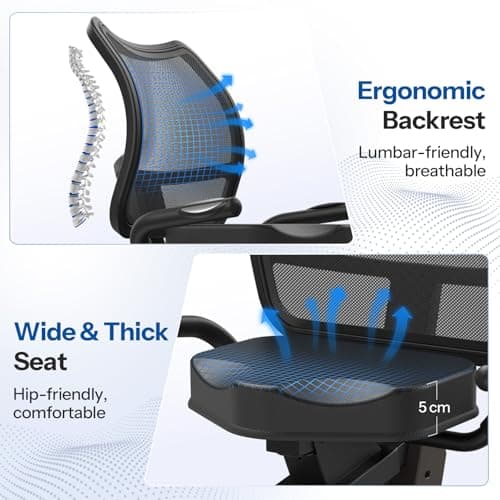 Niceday Recumbent Exercise Bike, Recumbent Bike for Home, Recumbent Stationary Bike 400LBS Weight Capacity, Magnetic Recumbent Bike with Smart APP, LCD Monitor, Heart Rate Handle 3