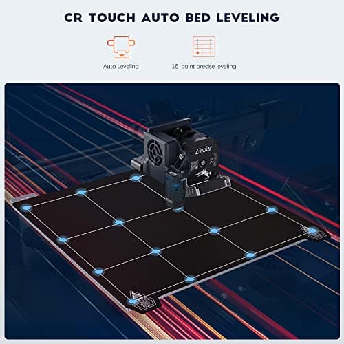 Official Creality Ender 3 S1 3D Printer with Direct Drive Extruder CR Touch Auto Leveling High Precision Double Z-axis Screw Silent Board Printing Size 8.6X8.6X10.6in, Upgrade Ender 3 V2 for Beginners 4
