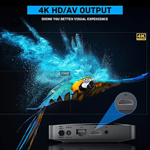 2025 Upgrade Kinhank Retro Game Console,Super Console X2 PRO Emulator Console with 65,000+ Classic Games,Retro Gaming Console with EmuElec 4.6 &Android 9.0,4K HD Output,2.4+5G WiFi,BT 5.0 4