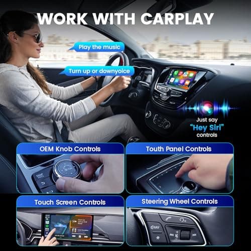 HEYINCAR+ H-Air Wireless CarPlay & Android Auto Adapter, 2025 Upgrade, Plug & Play USB Dongle, Convert Wired CarPlay Auto to Wireless, No Latency, Fast Connection, for Apple iPhone & Android Phones 2