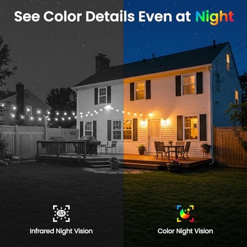 INFIYA Security Cameras Wireless Outdoor-Solar&Battery Powered 2K 2.4G Cameras for Home Security, Instant Alert, AI Human Detection, Color Night Vision, 2-Way Talk, SD Storage, Work with Alexa, Z1 4P 4