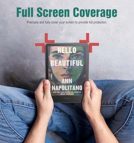 TiMOVO (3 Pack Screen Protector for 7 Inch All-new Amazon Kindle Paperwhite (12th Generation, 2024) and Kindle Colorsoft Signature Edition, Anti-Glare Scratch Resistant PET Screen Film Protector 4