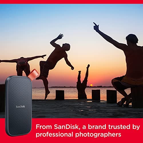 SanDisk 1TB Portable SSD - Up to 800MB/s, USB-C, USB 3.2 Gen 2, Updated Firmware - External Solid State Drive - SDSSDE30-1T00-G26 6