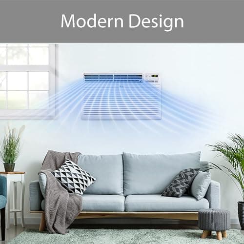 LG 10,000 BTU Through the Wall Air Conditioner, 115V, Cools up to 440 Sq. Ft. for Bedroom, Living Room, Apartment, with Remote, 3 Cool & Fan Speeds, Wall AC Unit, White 5