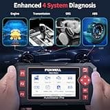 FOXWELL Car Scanner NT604 Elite OBD2 Scanner ABS SRS Transmission, Check Engine Code Reader for Cars and Trucks, Diagnostic Scan Tool with SRS Airbag, Automotive Diagnostic Tool with Live Data 3