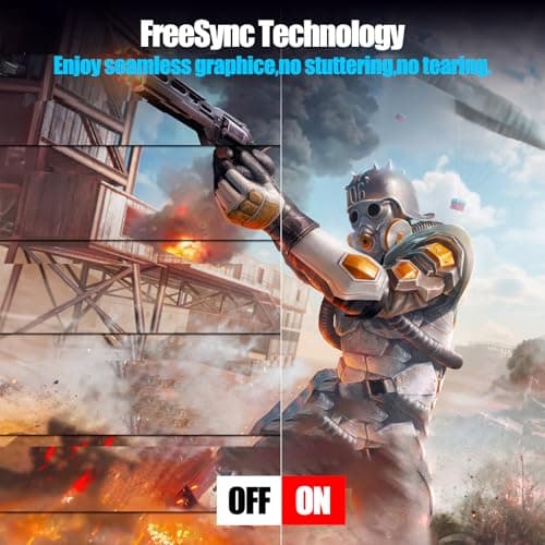 ZZA 27" Curved Gaming Monitor, FHD 1920x1080 200Hz/180Hz, 1800R VA Panel, 95% sRGB Color Gamut, AMD FreeSync Premium, Tilt Adjustable Stand, HDMI & DisplayPort - Black 3