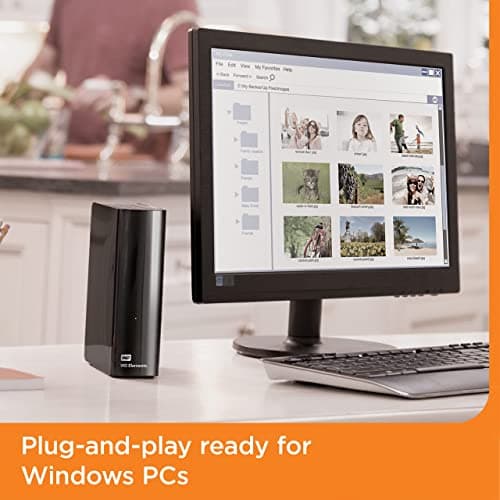 WD 16TB Elements Desktop External Hard Drive, USB 3.0 for plug-and-play storage - WDBWLG0160HBK-NESN 4