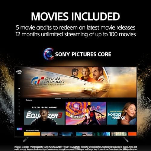 Sony 55-Inch 4K Ultra HD BRAVIA 3 LED Smart TV with Google TV, LED Flat Screen, Dolby Vision HDR, Google TV, Exclusive PS5 Features, (K-55S30) 5