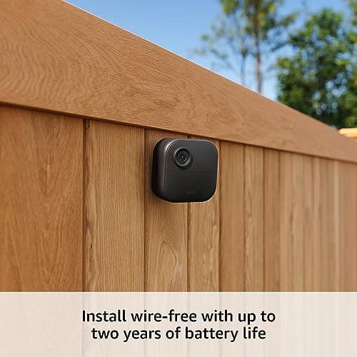 Blink Outdoor 4 – Wireless smart security camera, two-year battery life, two-way talk. Required Sync Module not included – Add-on camera 4