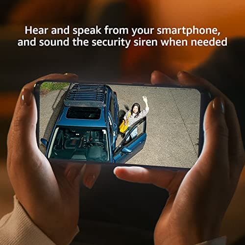 Blink Wired Floodlight Camera, Smart security camera, 2600 lumens, HD live view, enhanced motion detection, built-in siren, Works with Alexa, 1 camera (White) 3