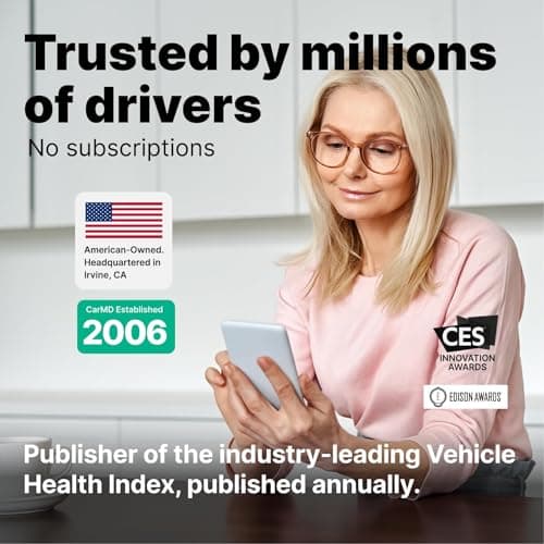 CarMD Connect – Real-Time Vehicle Location Sharing + Vehicle Health Monitoring | No Subscription | AI Auto Expert | Safety Alerts | Geofencing | Works on 1996+ OBDII Cars and Light Trucks 5