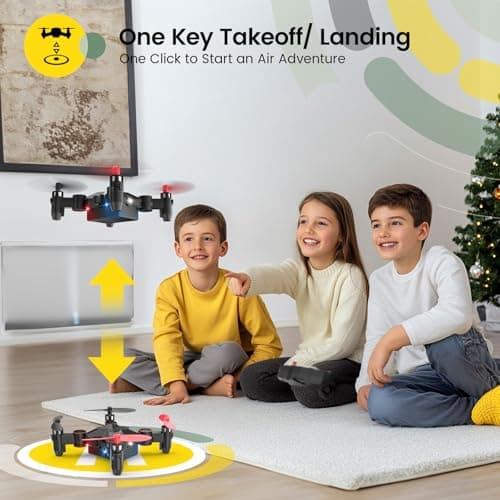 Holy Stone HS190 Foldable Mini Nano RC Drone for Kids Gift Portable Pocket Quadcopter with Altitude Hold 3D Flips and Headless Mode Easy to Fly for Beginners 2