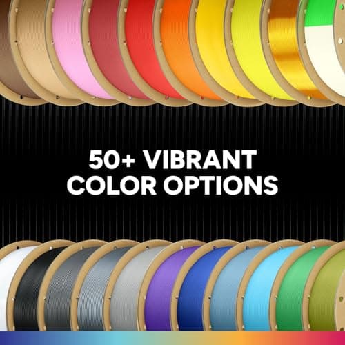 OVERTURE PLA Filament 1.75mm, Neatly Wound 3D Printer Filament 1kg Spool (2.2lbs), Dimensional Accuracy +/- 0.02 mm, Fit Most FDM 3D Printers (Black 1-Pack) 6