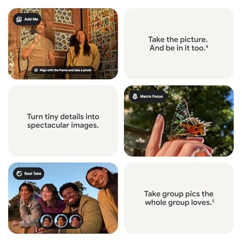 Google Pixel 9a with Gemini - Unlocked Android Smartphone with Incredible Camera and AI Photo Editing, All-Day Battery, and Powerful Security - Obsidian - 128 GB 2