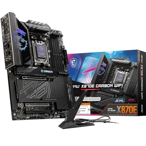 MSI MPG X870E Carbon WiFi Motherboard AMD X870E Socket, W129037563 (Motherboard AMD X870E Socket Am5 ATX)
