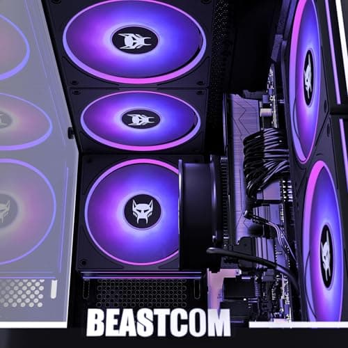 BEASTCOM Q3 Gaming PC Desktop Computer AMD Ryzen 5 3400G, 4K Vega Graphics, 16GB RAM, 1TB M.2 NVMe, 500W 80PLUS PSU, WiFi, Gaming Office Console, Towers Prebuilt PC 5