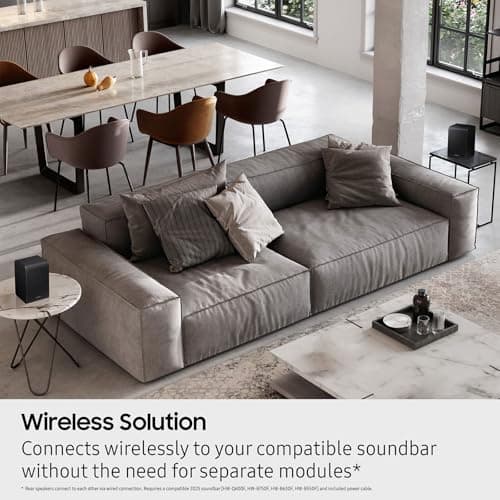 Samsung 9250S Wireless Rear Speaker Kit, Black (SWA-9250S/ZA, 2025) 4