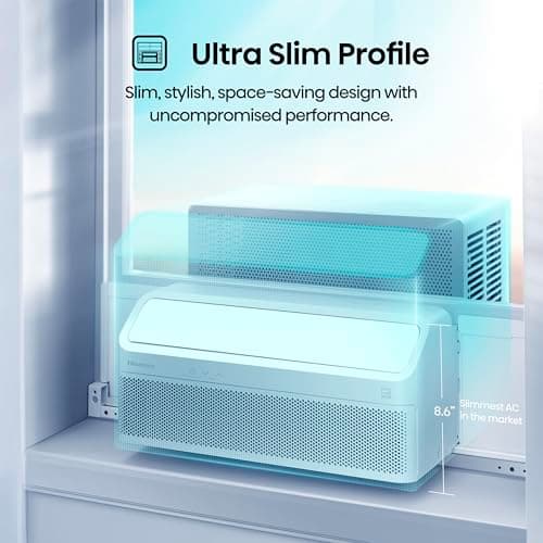 Hisense AWL1225TW1W Window Air Conditioner, White, 12000 BTU Smart Inverter, L Shaped, Open Window Flexibility, Easy Installation, Ultra Quiet, 37.6% more Energy Saving, Bracket Included, 2Y Warranty 5