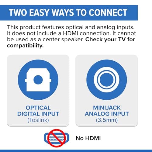 ZVOX Dialogue Clarifying Sound Bar With Patented Hearing Technology - AccuVoice TV Soundbar AV157 Titanium - Twelve Levels of Voice Boost - Home Theater Audio Speakers 5