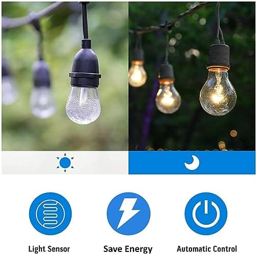 TiFFCOFiO Outdoor Christmas Light Timer, Dusk to Dawn Sensor Countdown, Outdoor Timers for Electrical Outlets Waterproof, 2 Grounded Outlets for Christmas Lights, 15A 1/2HP, CSA Listed (2 Pack) 5