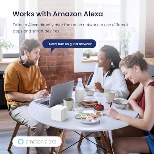 Tenda Nova Mesh WiFi System MW6 - Covers up to 4-6 Bedroom Houses- AC1200 Whole Home WiFi Mesh System - Gigabit Dual-Band Mesh Network - Replaces Wireless Router and WiFi Extender - 3-Pack 5