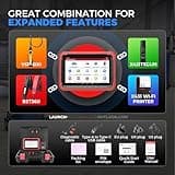 LAUNCH X431 PROS V 5.0, Bidirectional Scan Tool PROS V+ 5.0 Elite with 2025 Newly Released DBSCar VII Connector,38+ Reset for All Cars,ECU Online Coding,CANFD,FCA AutoAuth,VAG Guide,2 Yrs F-Ree Update 5