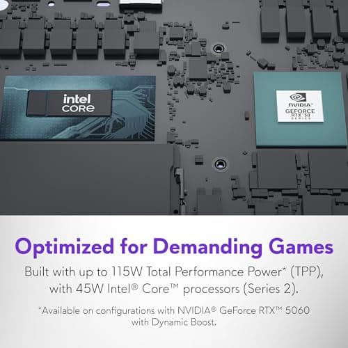 Alienware 16 Aurora Laptop AC16250-16-inch 16:10 WQXGA Display, Intel Core 7-240H Series 2, 16GB DDR5 RAM, 1TB SSD, NVIDIA GeForce RTX 5060 8GB GDDR7, Windows 11 Home, Onsite Service - Blue 4