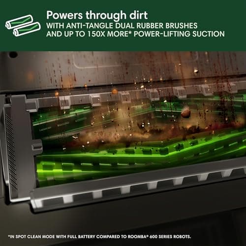 iRobot Roomba Plus 504 Vac Robot Vacuum with AutoEmpty Dock - Superior Power-Lifting Suction, Anti-Tangle Dual Rubber Brushes, Perfect for Pet Hair, Self-Empties for 75 Days, Avoids Obstacles, LiDAR 4