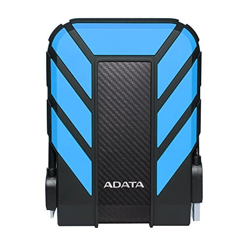 ADATA HD710 Pro - 2 TB External Hard Drive - Shockproof, Waterproof & Dustproof - Durable Storage - for Gamers, Students & Professionals - Mac, PC & Linux Compatible - Blue - AHD710P-2TU31-CBL 2