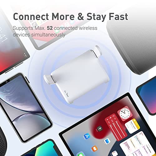 GL.iNet GL-SFT1200 (Opal) Portable WiFi Travel Router, Mini VPN Wireless Router for Fiber Optic Modem, Mobile Internet WiFi Repeater, Dual Band Openwrt Computer Routers, Home/Business/RV/Cruise 3