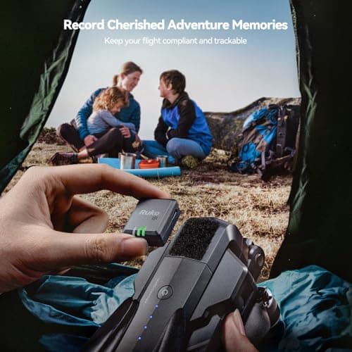 Ruko R111S RC Aircraft GPS Tracker/Finder with Beeper, Light Weight RID Module with Buzzer for FAA Regulation, Spare Part for FPV Drone, FAA Compliant Remote ID Module for Drone, 3 Hours Battery Time 5