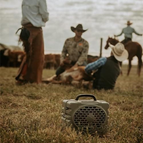 Turtlebox Original Gen 3: Portable Outdoor Bluetooth Speaker – Ultra-Loud (120dB), Waterproof (IP67), Rugged, Impact-Resistant, 3-Day Battery | Party Mode: Unlimited Pairing for Stereo Sound, Tan 3