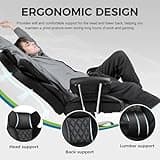 GTRACING Gaming Chair,Office Chair with Pocket Spring Lumbar Support, Ergonomic Comfortable Wide Office Desk Computer Chair with Outward Fixed Soft Armrests and Footrest (PU Leather, Black) 3