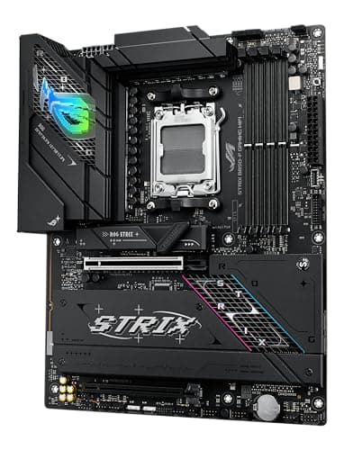 ASUS ROG Strix B850-F Gaming WiFi - AMD Motherboard, 16+2+2 Power Stages, DDR5, Four M.2 Slots, PCIe 5.0, 19 USB Ports, USB Type-C to 20Gbps and Aura Sync RGB 3