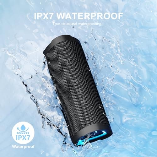 Vanzon Bluetooth Speakers, V40 Wireless Portable Speaker V5.0 with 24W Loud Stereo Sound, 24H Playtime, TWS and IPX7 Waterproof, Suitable for Travel,Home & Outdoors, Great Choice for Gift 3