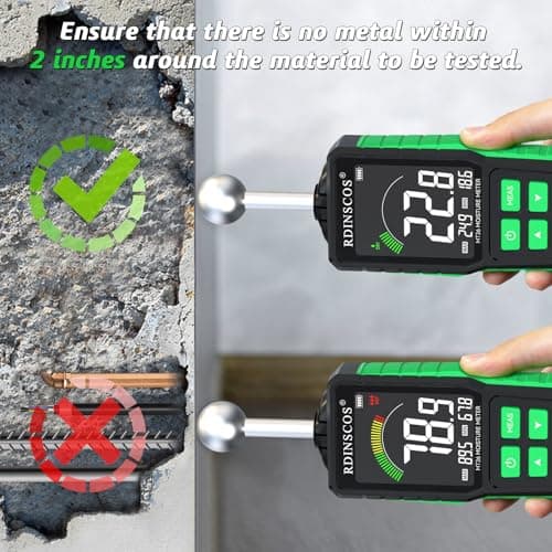 Pinless Moisture Meter for Drywall for Wood and Wall; Ball type Moisture Readers 3