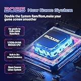 EQQOGIC R36 PROMAX Retro Handheld Game Console,4.0 Inch Full-Lamination IPS Screen Retro Gaming Console,Linux System,Built-in 64GB Memory Retro Game Console,Portable Arcade Video Gaming Console 4