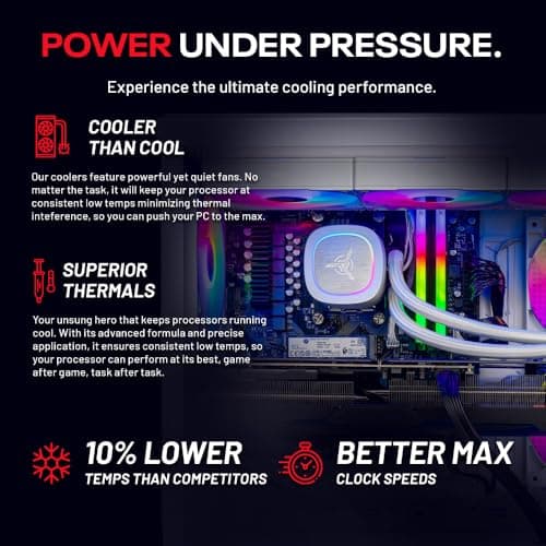 Skytech Gaming Azure 3 Desktop PC, Ryzen 7 9700X 3.8 GHz (5.5GHz), NVIDIA RTX 4060 8GB, 1TB NVMe SSD, 16GB DDR5 RAM 6000, 650W Gold PSU, 360mm ARGB AIO, Wi-Fi, Win 11 5